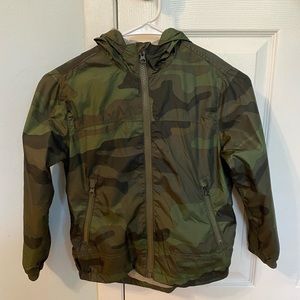 Gap Camo Windbreaker with Hood